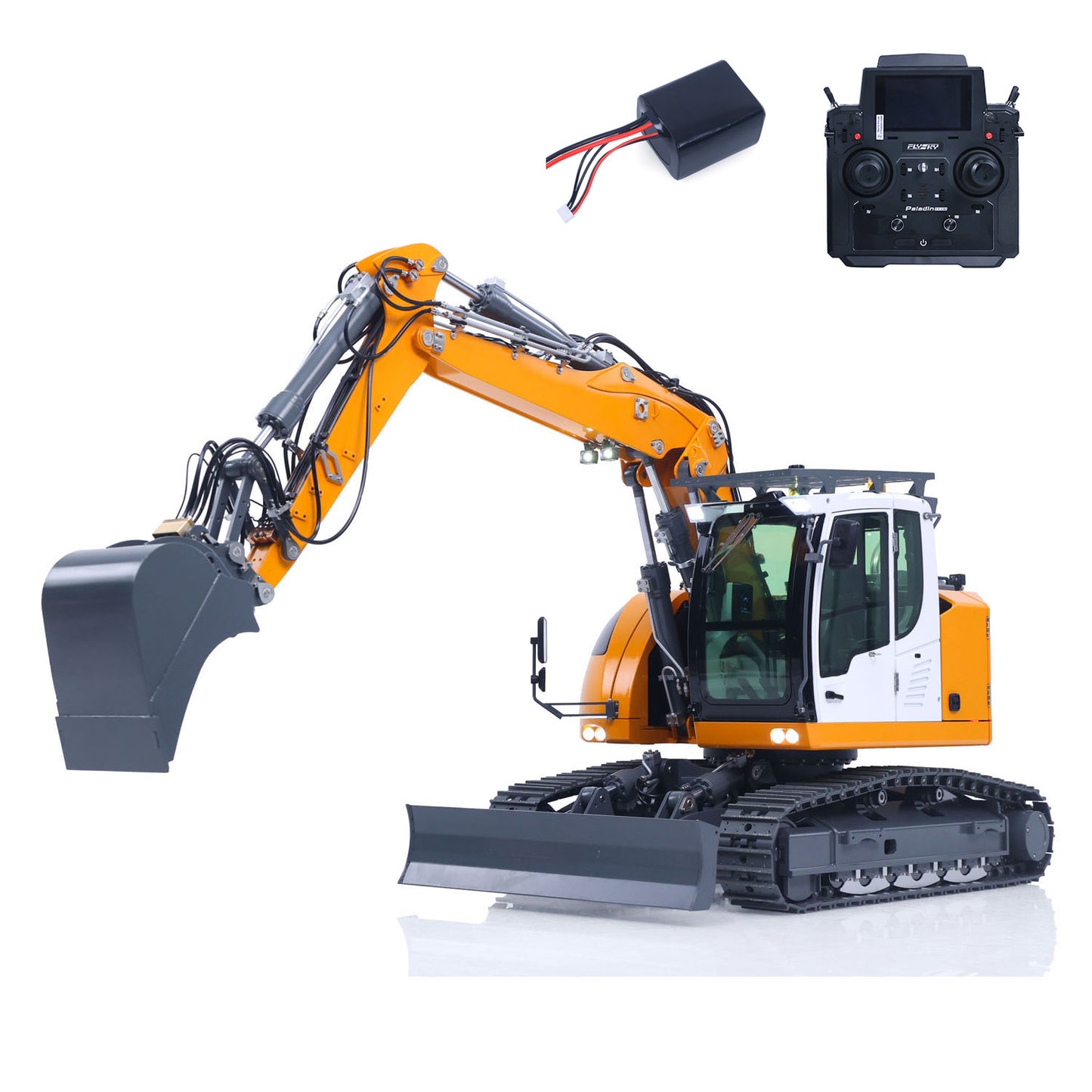LR914 PRO MAX Metal 1/14 RTR RC Hydraulic Excavator Remote Control Digger Construction Car 8ways Valve PL18EV LITE Radio Battery Engineering Vehicle