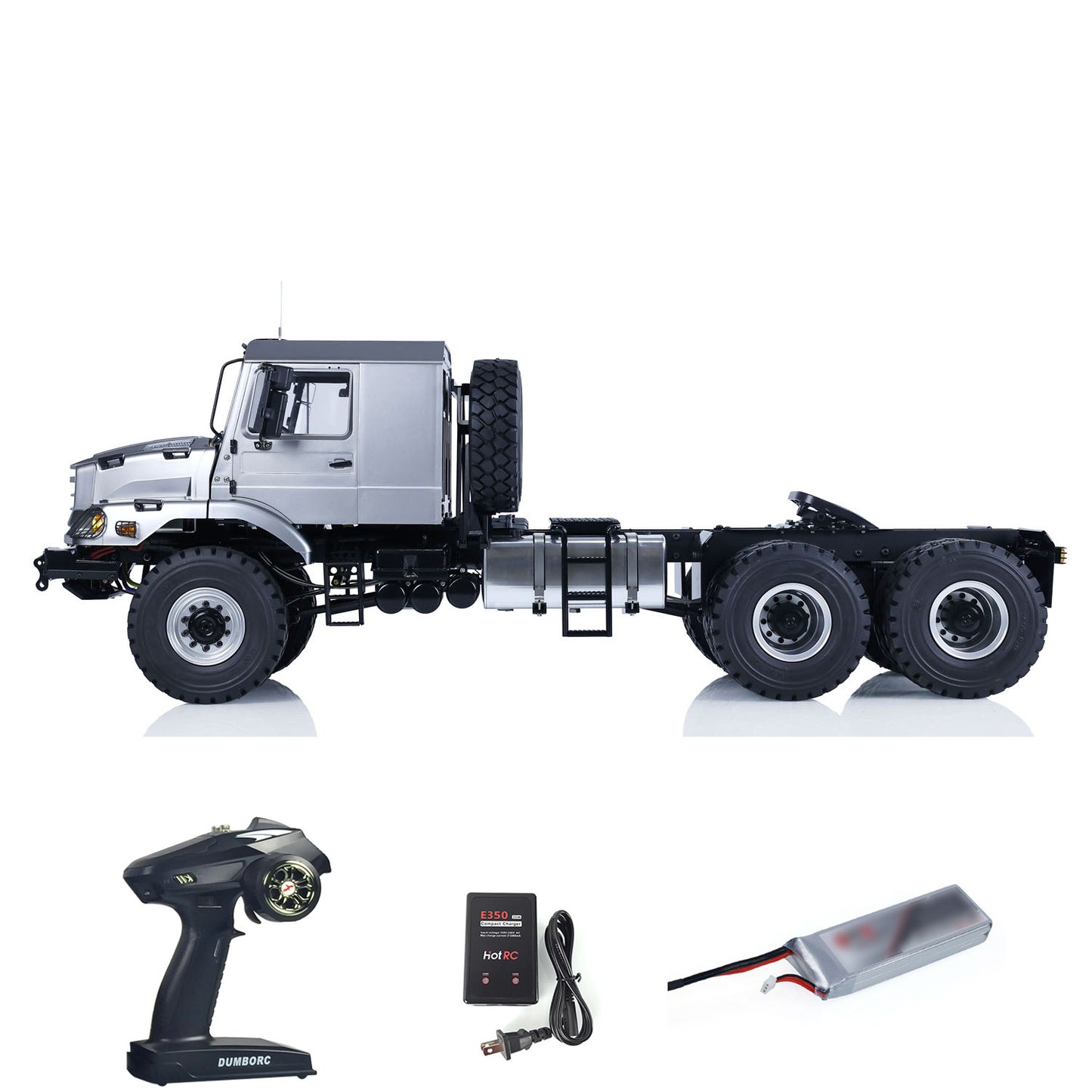 US STOCK 1/14 6x6 RC Off-road Tractor Truck JDModel Remote Control Car Differential Axles