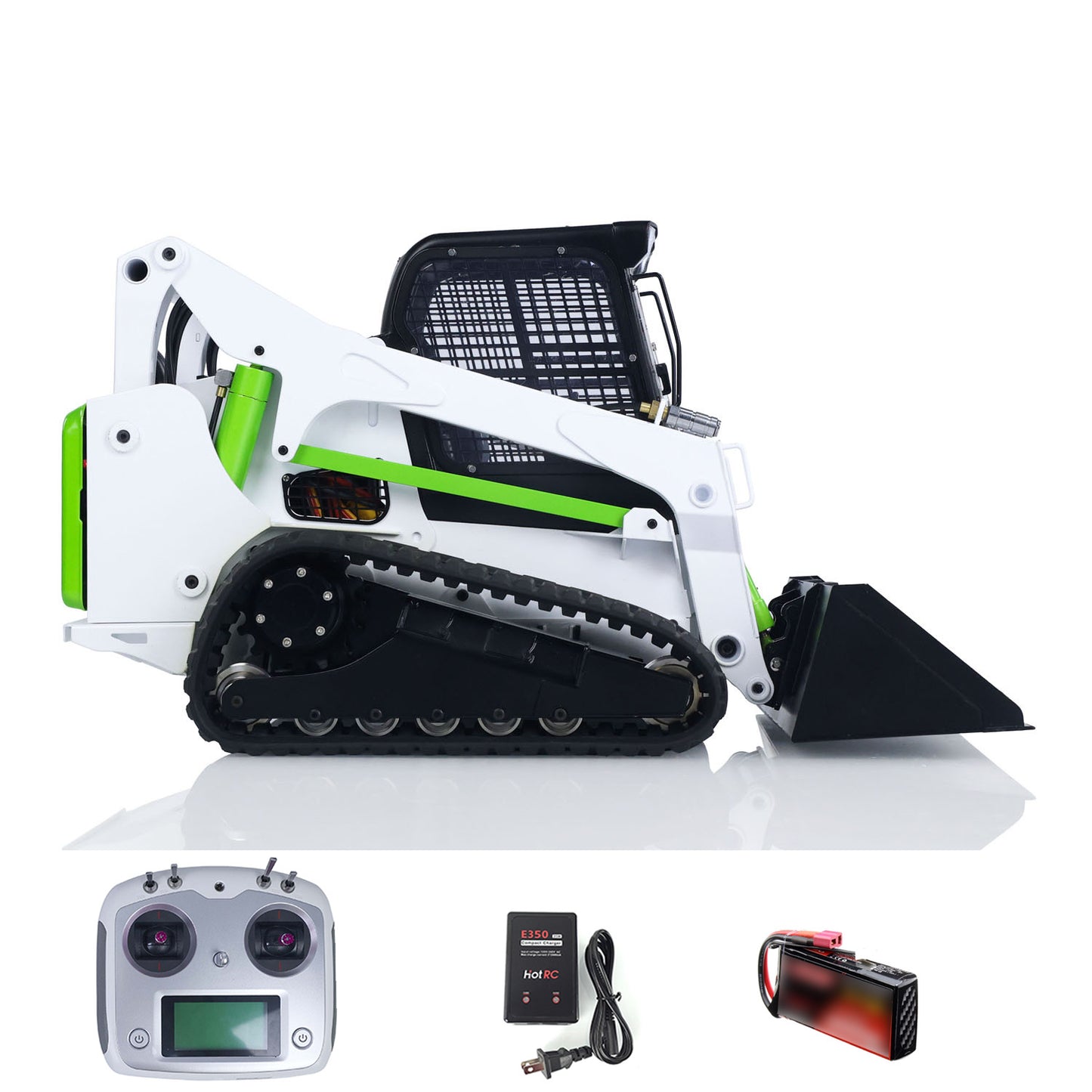 Fast Shipping SM770 1:14 RC Hydraulic RTR Skid-Steer Loader Metal Remote Control Truck Model