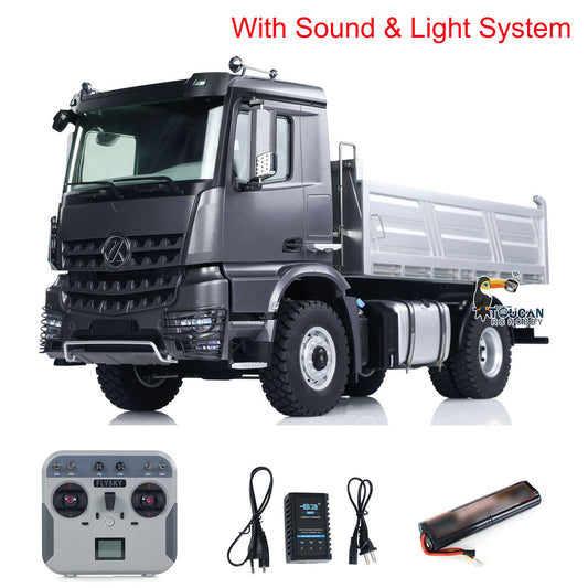 US STOCK 1/14 Kabolite 5701 RC Dump Truck 4x4 Remote Control Dumper Car Sound Light Model