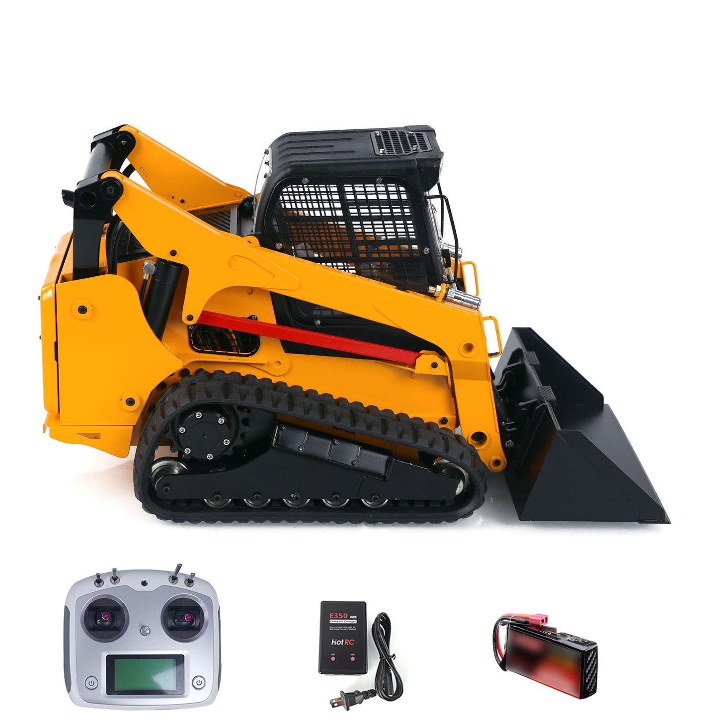 Fast Shipping 1/14 SM770 Hydraulic RC Loader Skid-Steer RTR Remote Control Tracked Car Model