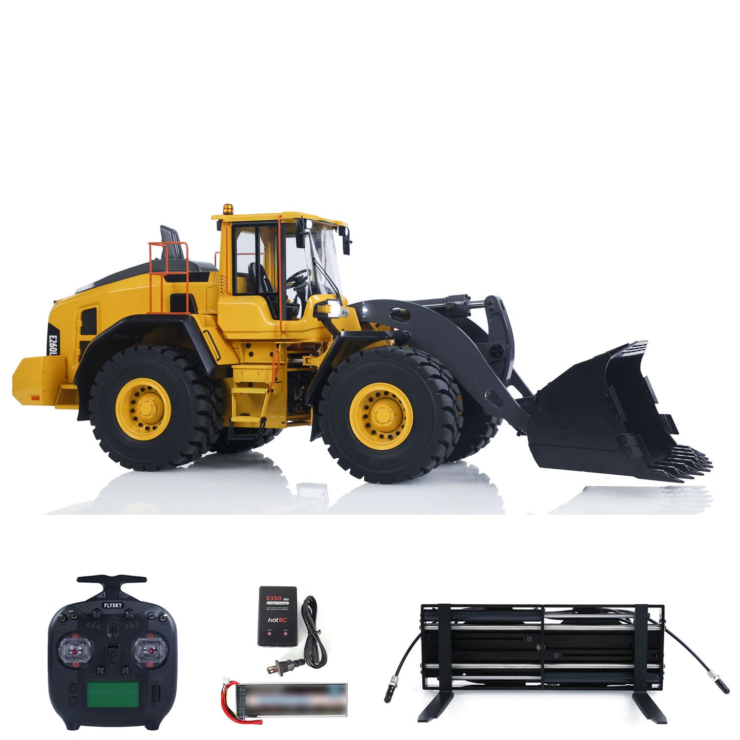 Fast Shipping MTRC 1/14 RC Hydraulic Loader E260L RTR Model Metal Radio Control Heavy Machine Car Construction Vehicles ST8 Radio Battery