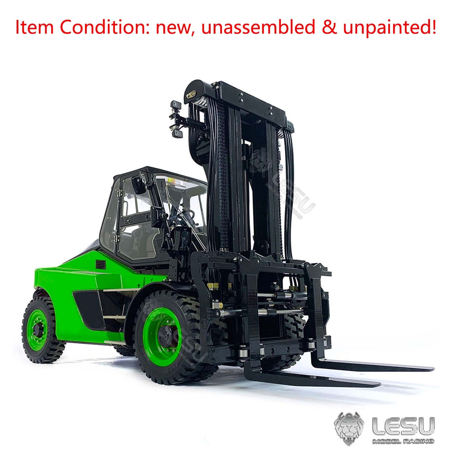 LESU 1/14 Heavy RC Hydraulic Forklift KIT Fast Coupler Extended Fork for LDH160 Remote Control Truck Aoue-LD160S Model