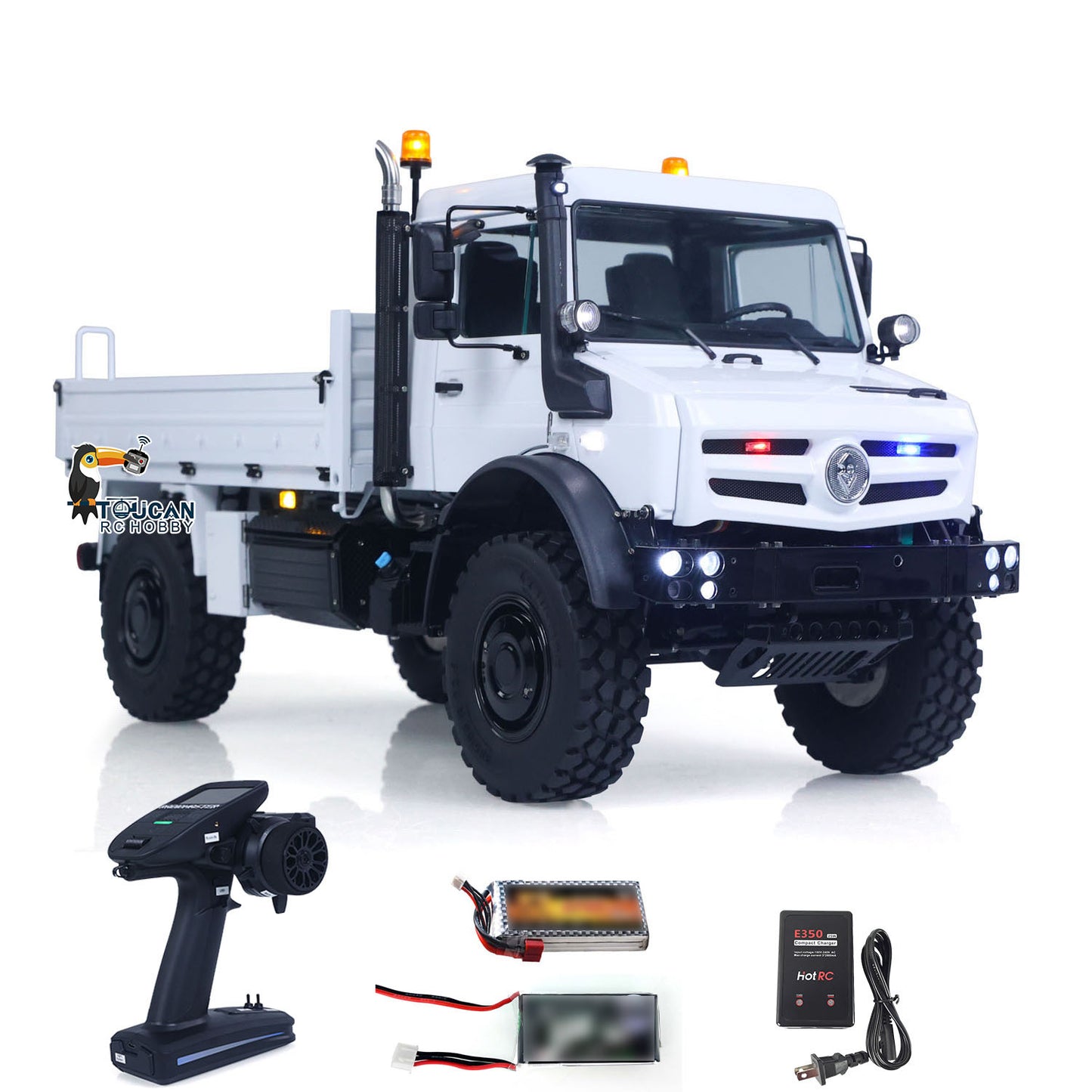 LESU 1/14 Metal Radio Control Off Road Car MT44023 4*4 RC All-Terrain Light Truck U4023 Light Sound Smoke Unit Axle Locks