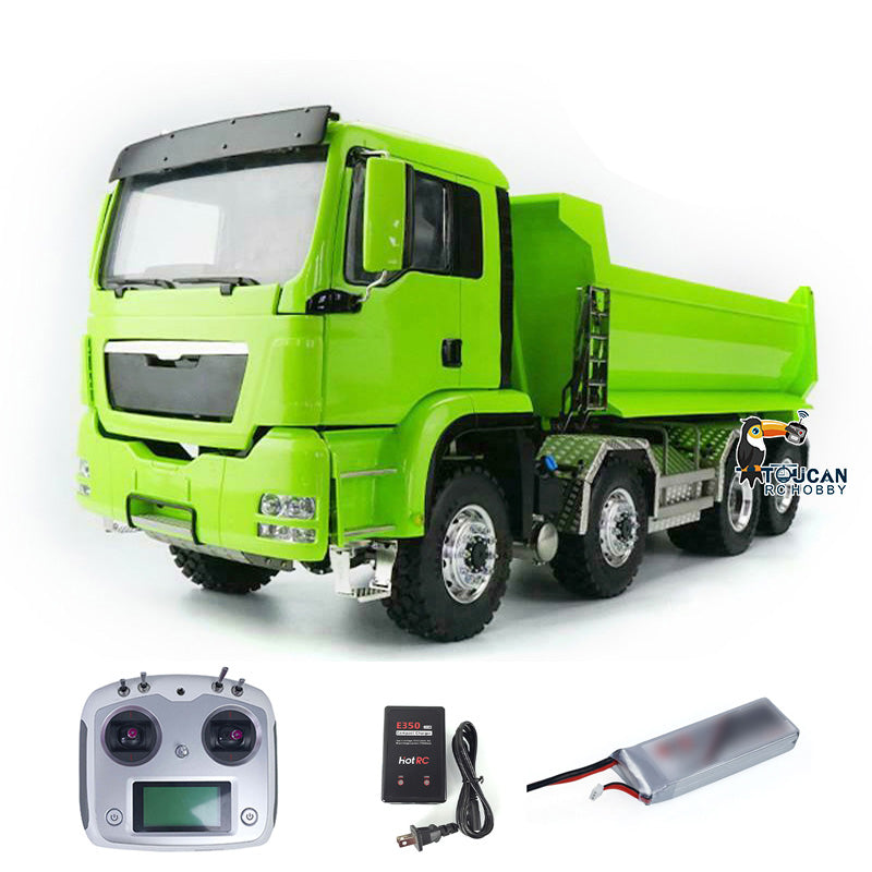 8x8 LESU 1/14 Hydraulic RC Dumper Truck RTR Remote Control Tipper Car Model