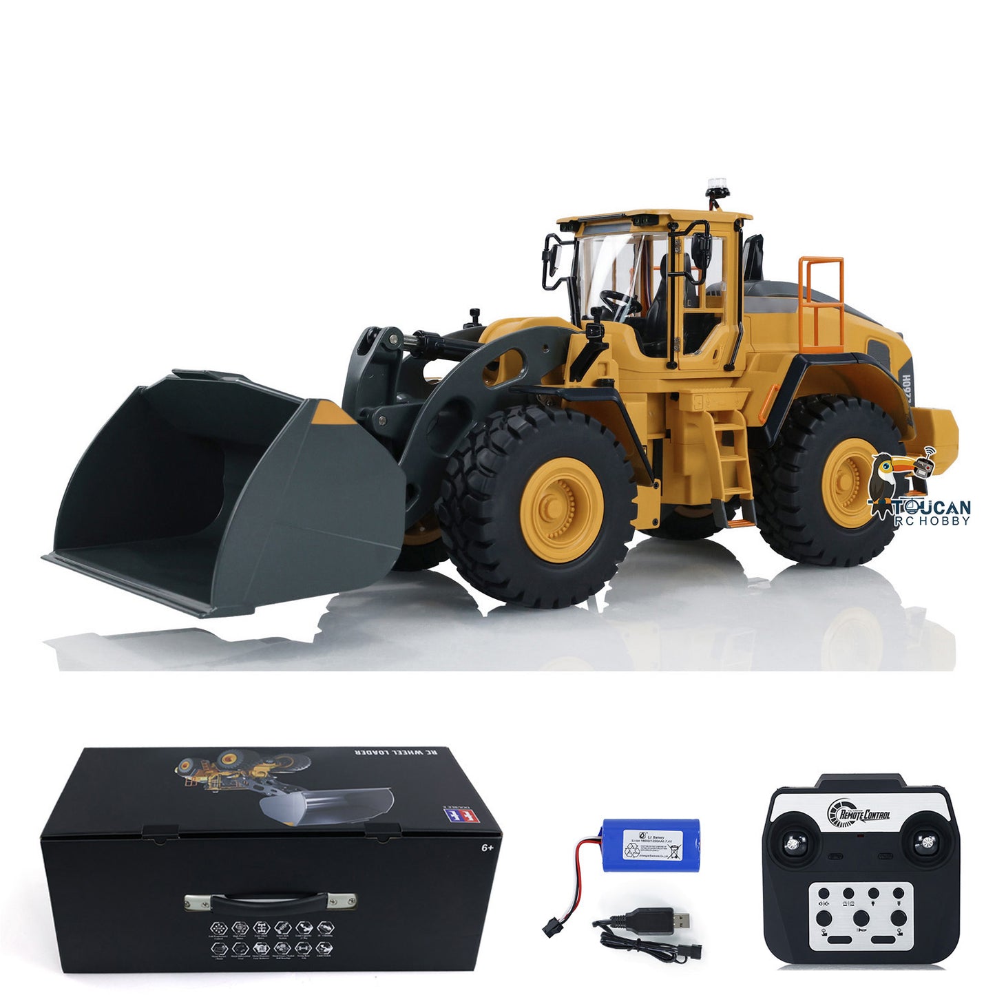 US STOCK L260H Loader 1/16 Double Eagle E592 RC Loader Remote Control Car Light Sound
