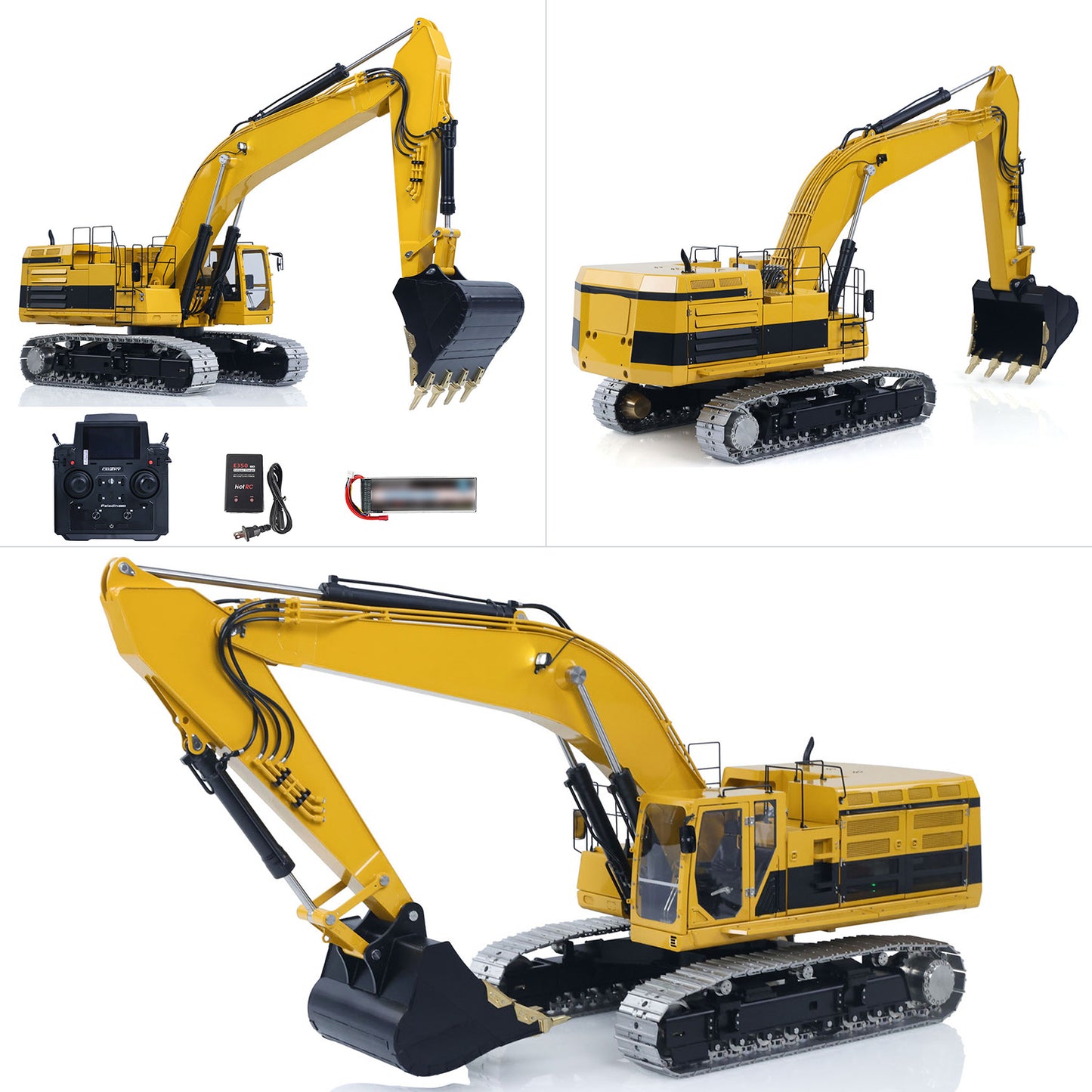 LESU 1/14 Hydraulic RC Excavator C374F Remote Control Digger Model RTR Heavy Construction Car Flysky Paladin PL18EV LITE Radio 6CH Valve Light