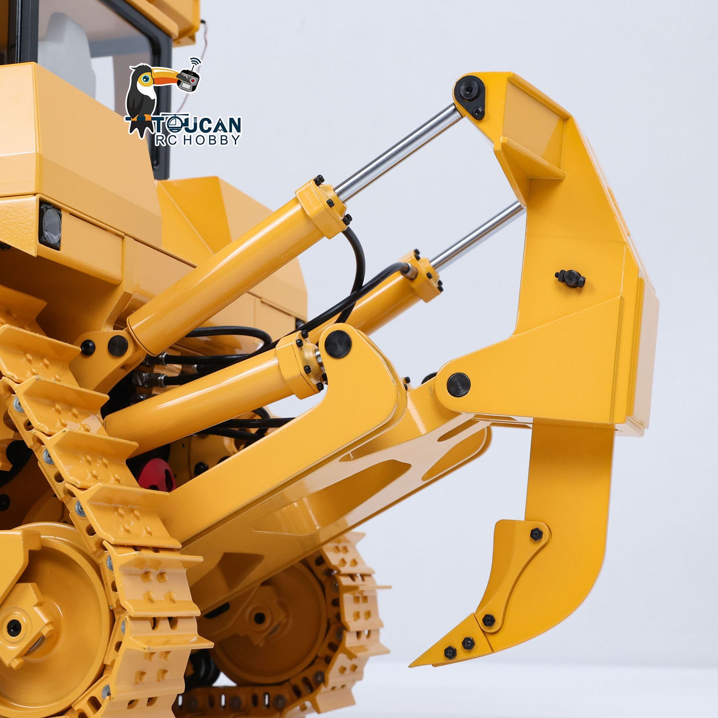 JDModel Metal 1/14 DXR2 RC Hydraulic Bulldozer Remote Controlled Dozer W/ New Sound Module Simulation Model PNP/RTR Optional Versions
