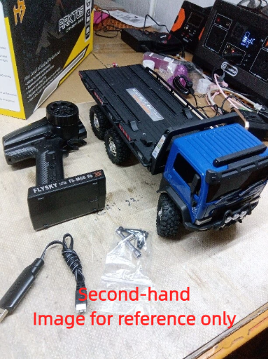 Second Hand US Stock CR18P Flatbed Truck 6x6 RTR RC Rock Crawler 1/18 Off-Road Truck 2-Speed Lights