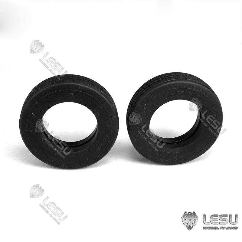 LESU 52MM Wheel Tires for 1/14 RC A0020 Hydraulic Trailer Truck DIY Model TAMIYA