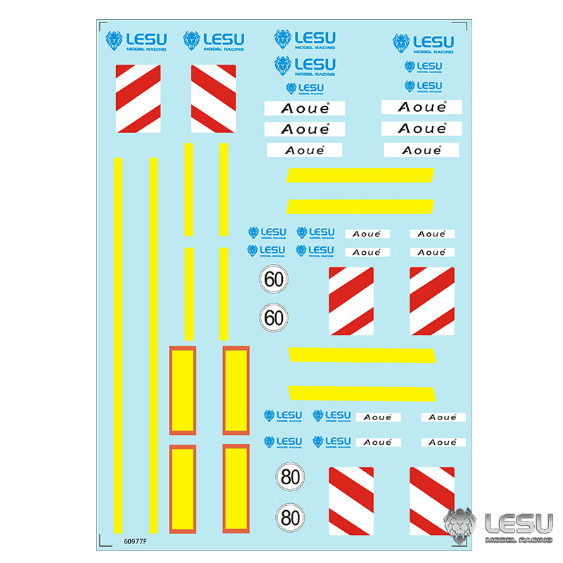 LESU 52MM Wheel Tires for 1/14 RC A0020 Hydraulic Trailer Truck DIY Model TAMIYA