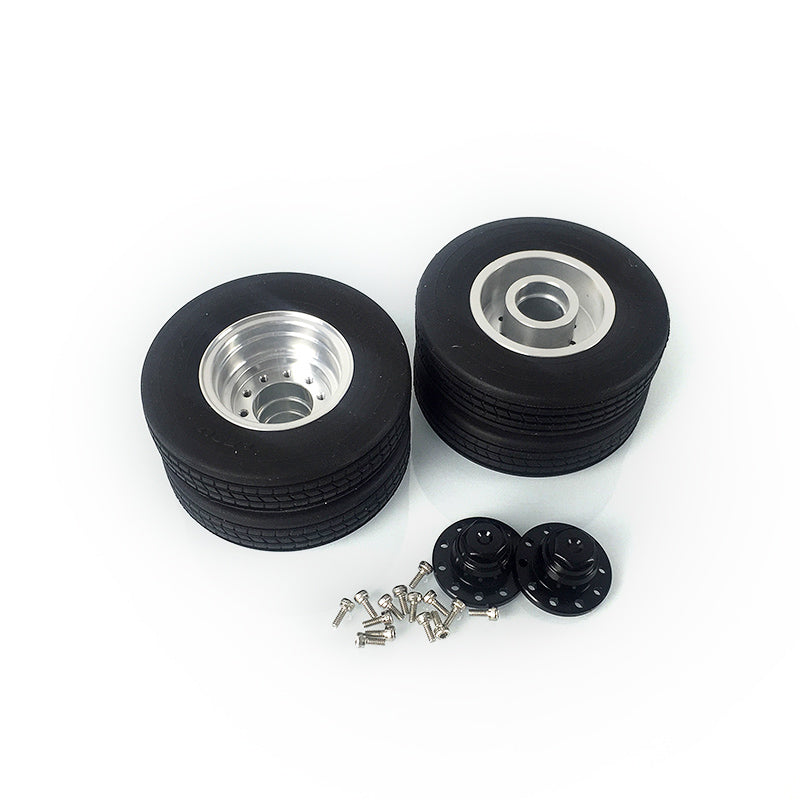LESU Metal Suspension Passive Axle 1/14 TAMIYA RC Trailer Plate Truck DIY Model