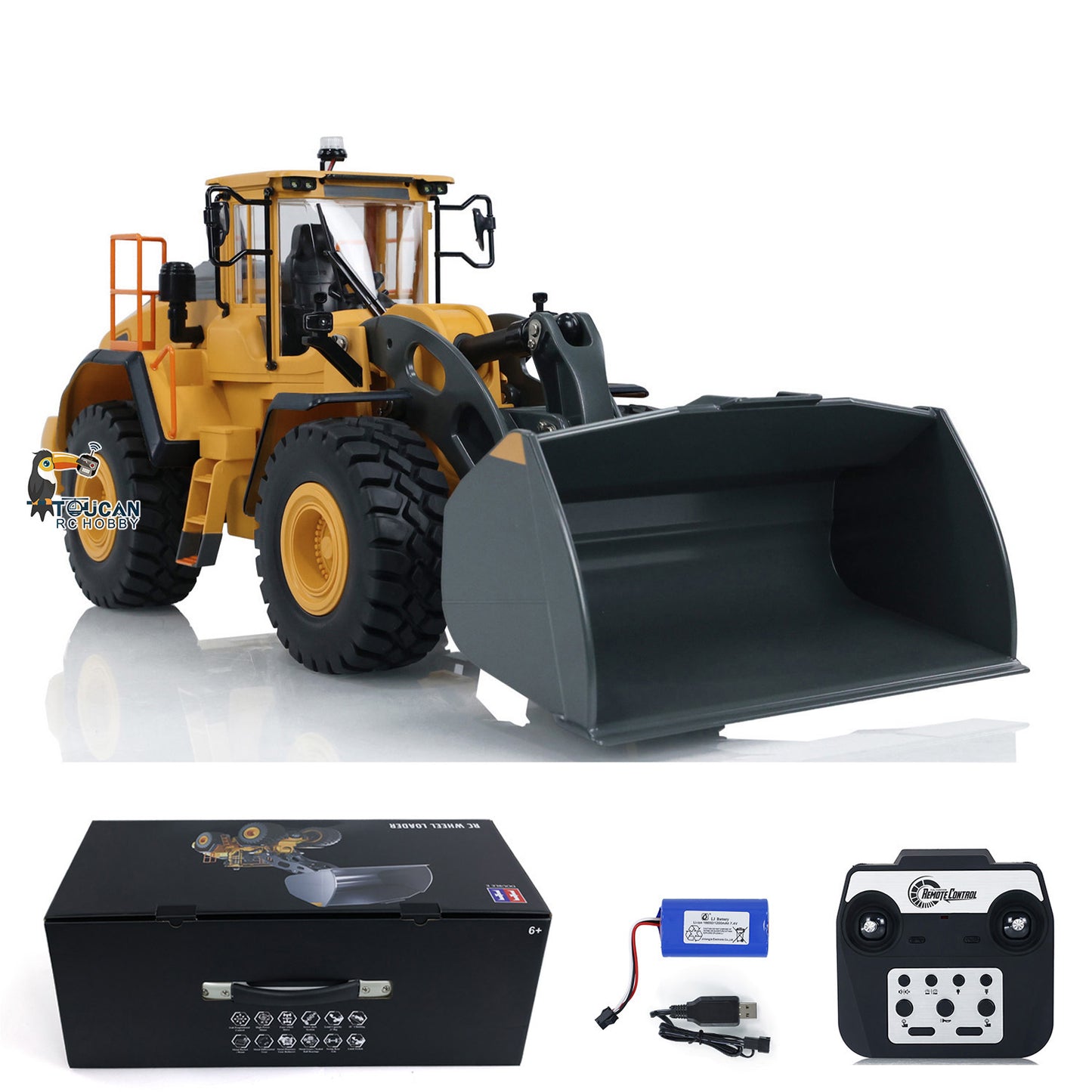 US STOCK L260H Loader 1/16 Double Eagle E592 RC Loader Remote Control Car Light Sound
