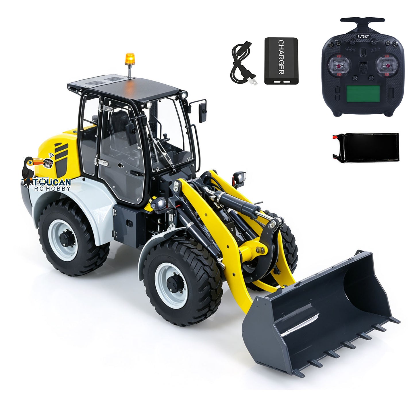 Metal LESU 1/14 RC Hydraulic Loader Aoue WA100M-8 4X4 RTR Remote Control Construction Vehicle Axle Differential Lock Sound Light ST8 Radio Engineering Machine