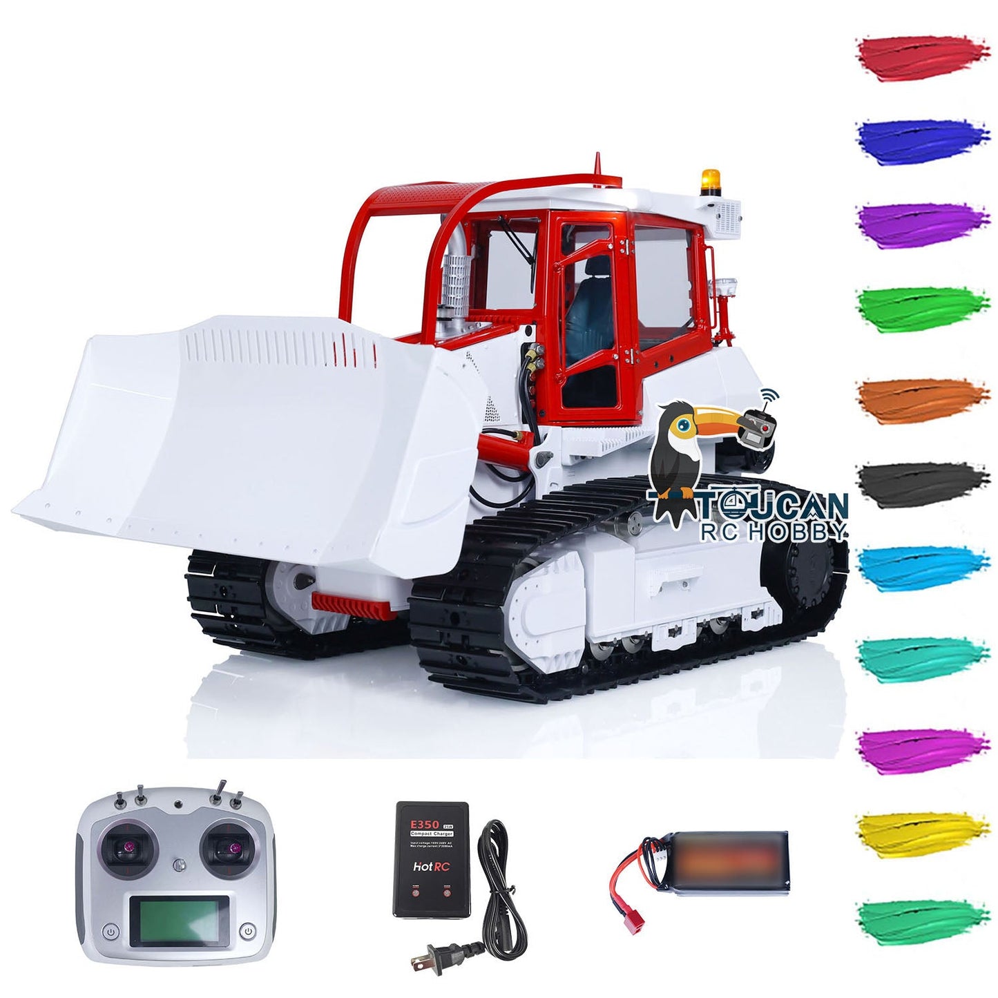 LESU 850K Metal 1/14 RC Hydraulic Bulldozer Remote Control Dozer Construction Vehicle PNP RTR Painted Hobby Model DIY Cars