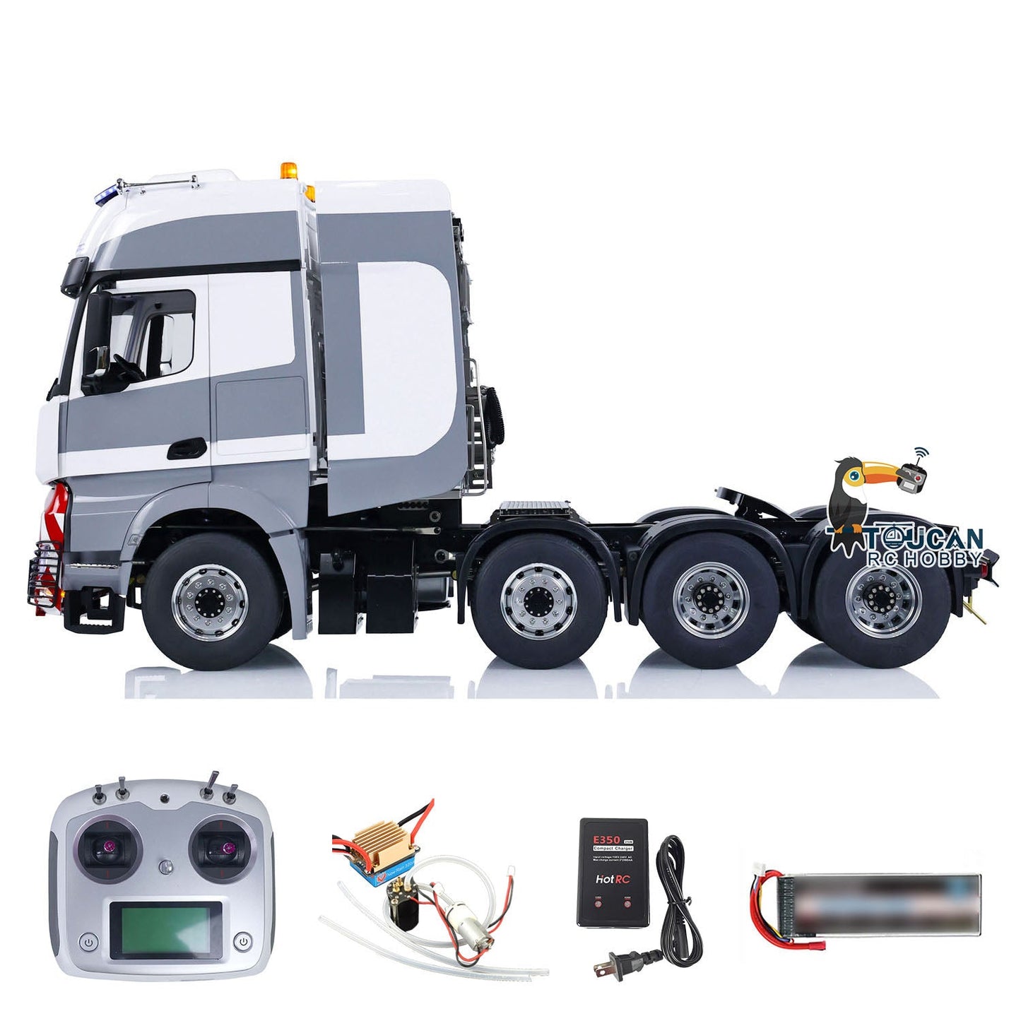 LESU Metal Chassis 8x8 RC Tractor Truck 1/14 Radio Controlled Cars Smoke Unit Sound 1851 3363 PNP RTR Version DIY Parts