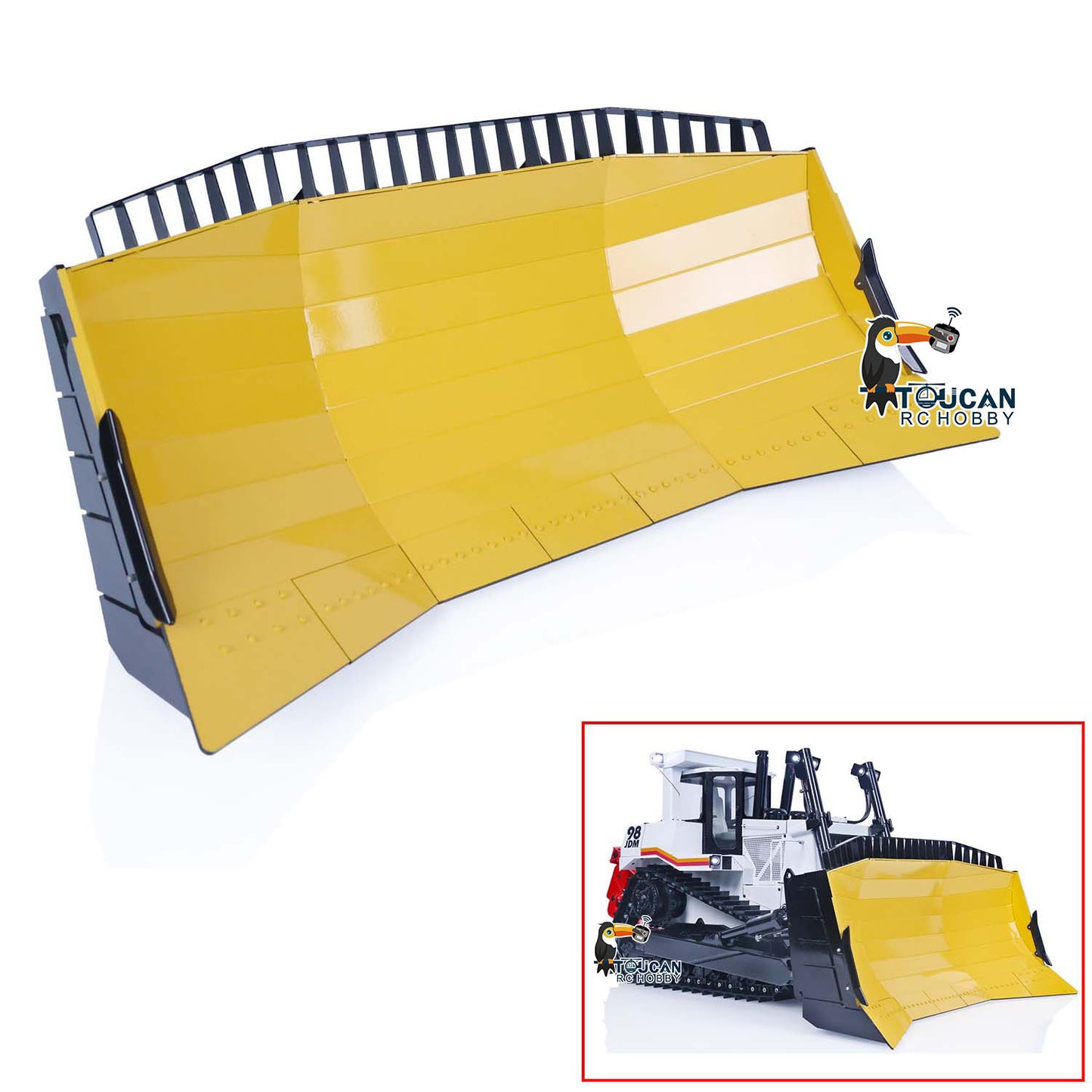 1/14 JDMODEL Metal Dozer Blades for JDM-98 RC Hydraulic Bulldozer Model Parts