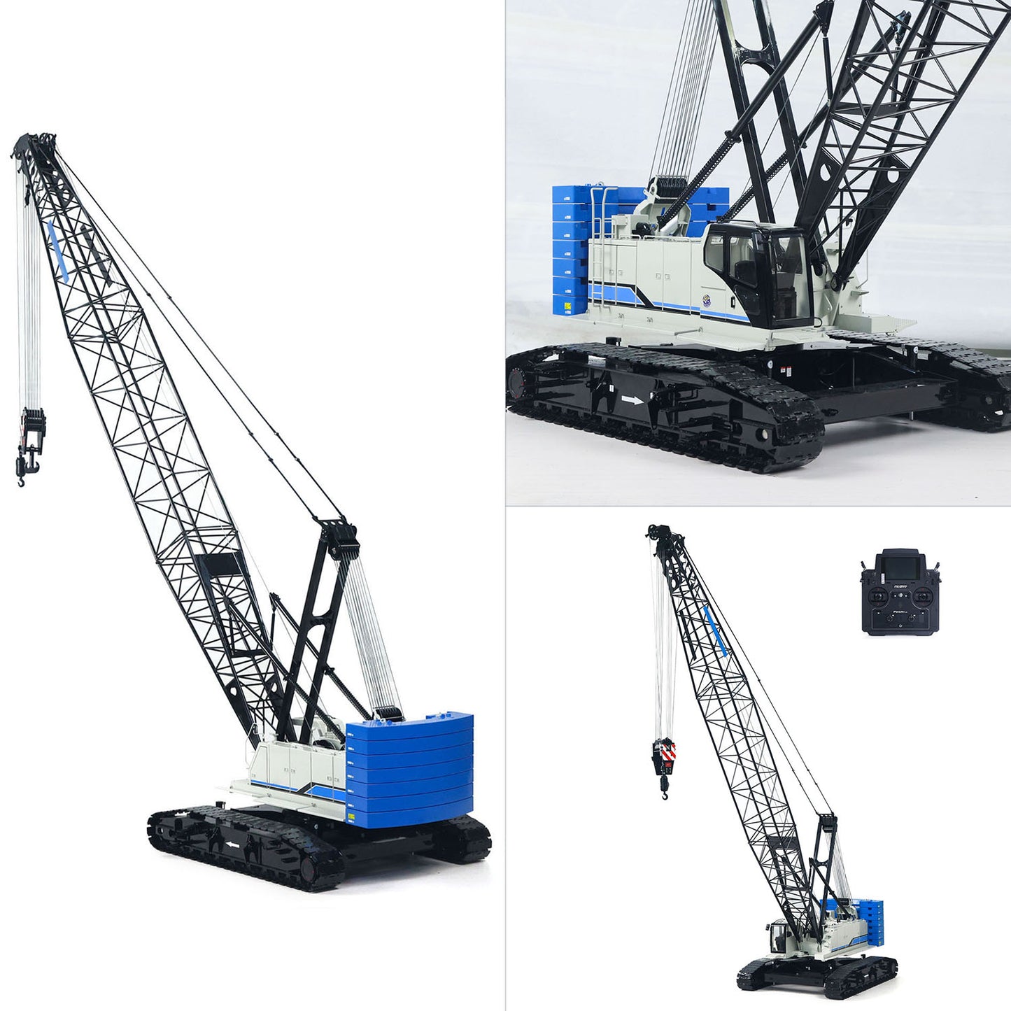 Pre- Order Metal 1/14 RC Hydraulic Crawler Crane C1200 Remote Control Construction Vehicle Flysky PL18 LITE Radio Brushless Motor Battery
