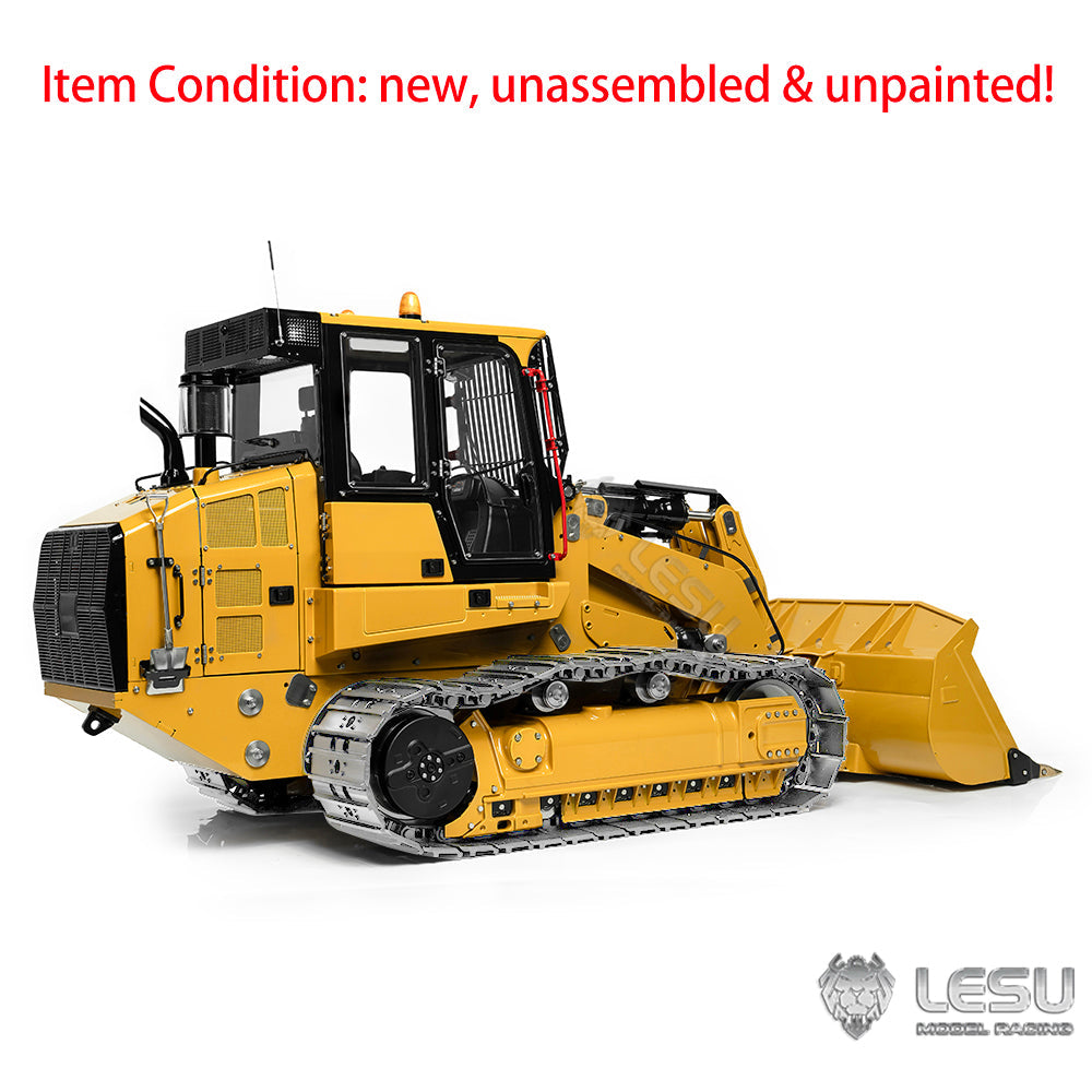 LESU 1/14 973K Hydraulic RC Tracked Loader Metal Remote Control Car Construction Vehicle Simulation Model Kits/PNP/RTR