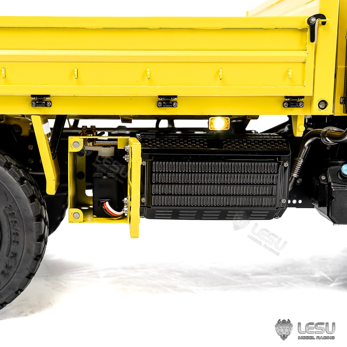 RTR LESU U4023 MT44023 1/14 Metal Hydraulic RC Off Road Car ATV Light Truck Model Light Sound System Axle Lock Flysky PL18EVLite