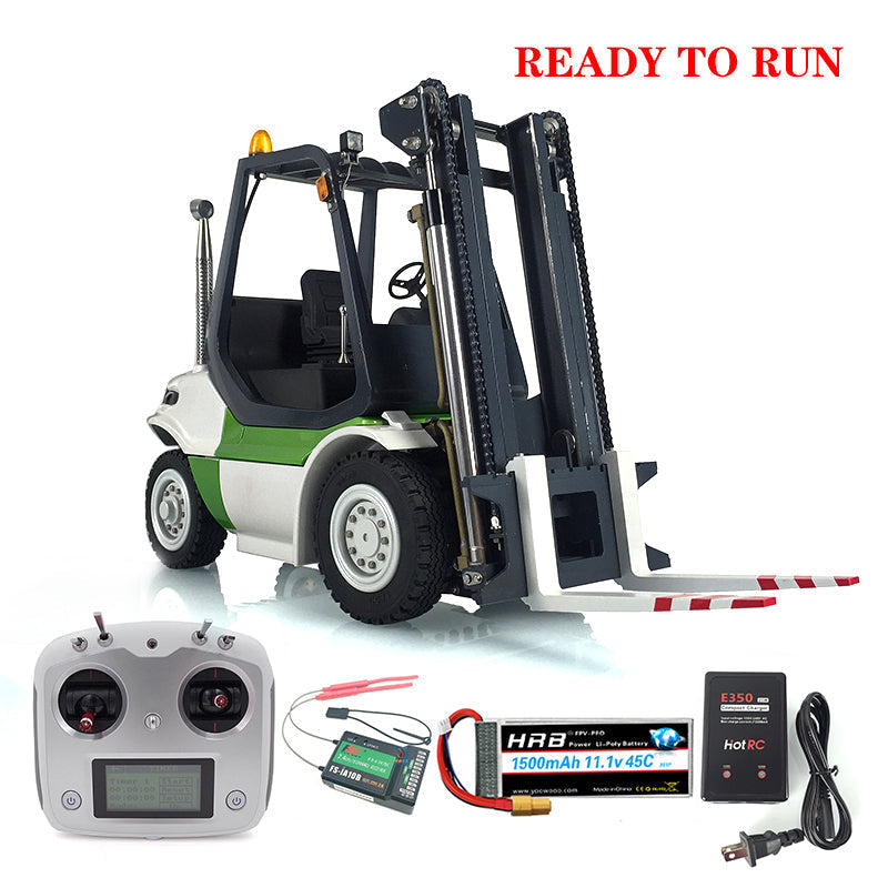 LESU 1/14 Hydraulic RC Forklift Truck Radio Control Transfer Car RTR Assembled and Painted Truck ESC Servo Motor Light Sound