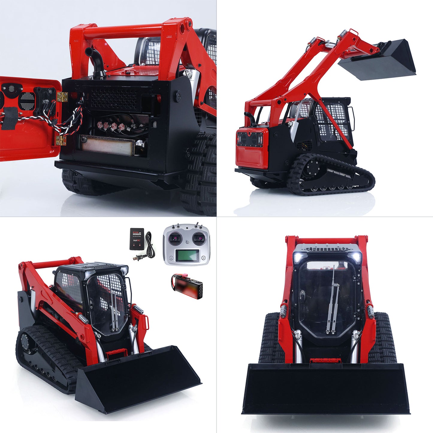 ONLY ONE Fast Shipping 1/14 Hydraulic RC Tracked Loader SM770 Skid-Steer Remote Control Car Model