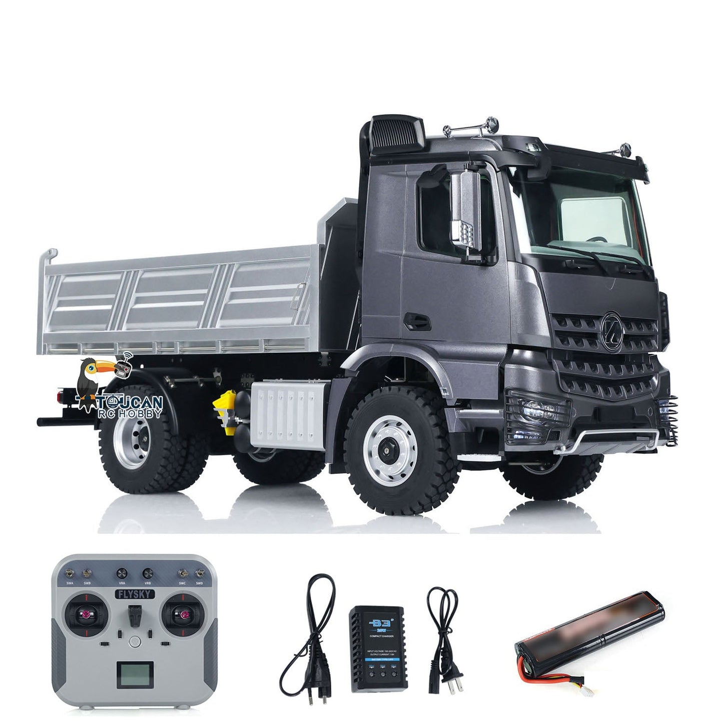 LAST ONE Fast Shipping Kabolite 4x4 1/14 RC Dumper Truck 5701 RTR Remote Control Tipper Car 2-speed