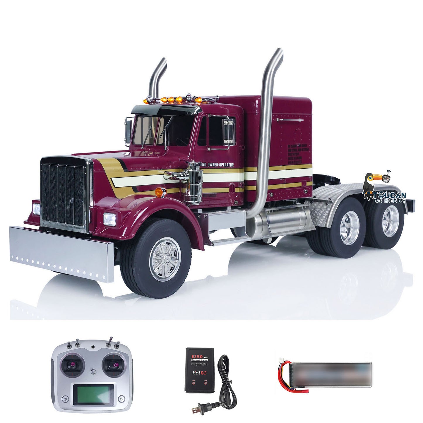TAMIYA 1/14 6x6 56301 RC Tractor Truck RTR Metal Chassis Remote Control Car Hobby Model Eletric Construction Vehicle Sound Light