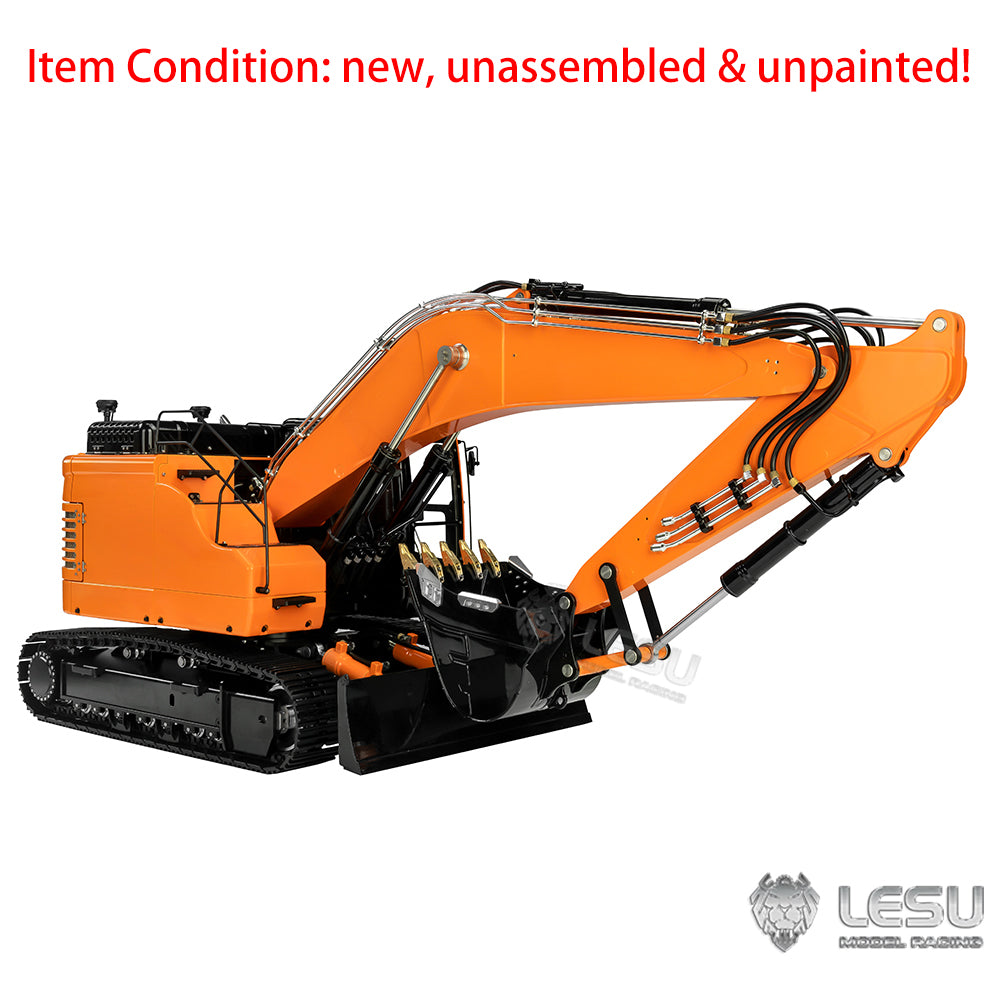 LESU Metal ET26B 1/14 RC Hydraulic Excavator Remote Control Digger Model Kits with Hydraulic System Light System Hobby Model Gift