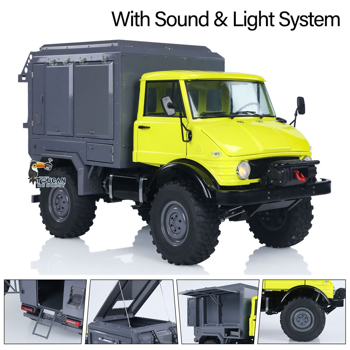 Metal LESU 1/10 4*4 RC Off-road Car RAVE-UM406 Electric Remote Control Recreational Vehicle 2Speed Gearbox Winch