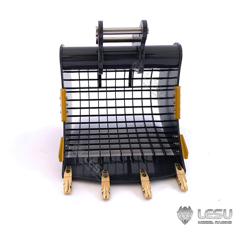 LESU Metal Grille Narrow Bucket for 1/14 ET35 RC Hydraulic Excavator Radio Controlled Digger Vehicle Simulation Accessories