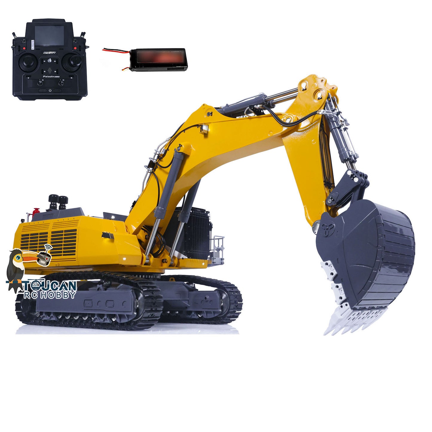 55KG! LESU 1/14 AOUE 9150 RC Hydraulic Excavator PL18EV Lite RTR Remote Control Digger Vehicle DIY Model 1040*415*470mm