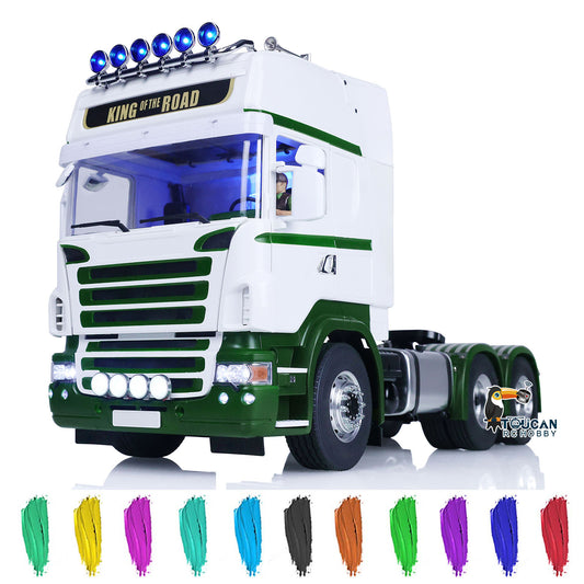 TOUCAN 1:14 Scale DIY Radio Controlled Tractor Truck for Tamiya 6x6 Remote Control Cars Model Battery & Radio System & Charger
