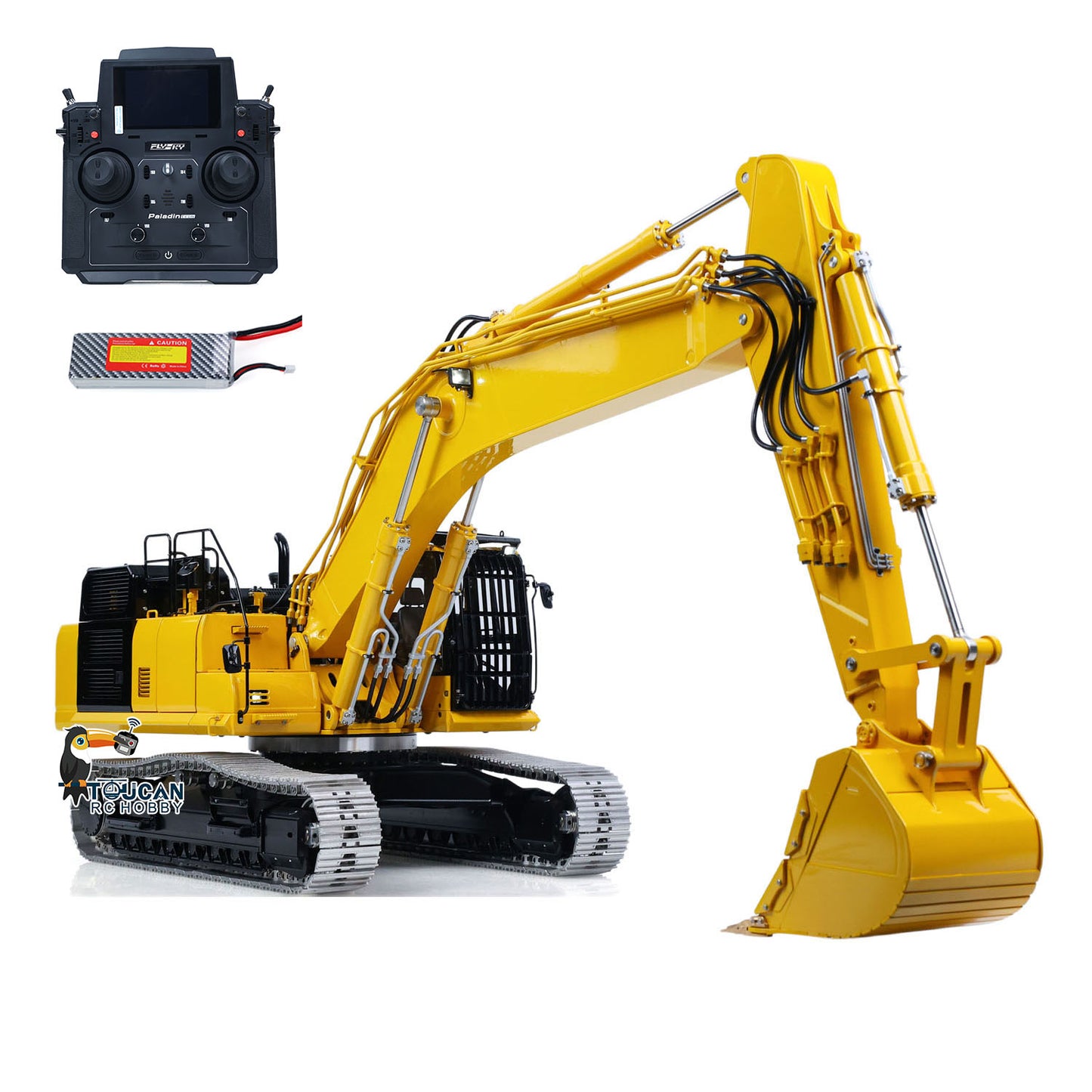 LESU Aoue PC500 1/14 Metal RC Hydraulic Tracked Excavator PNP/RTR B0019 7Ways Valve 3-4MAP Pump Light System for Construction Vehicle Collectors