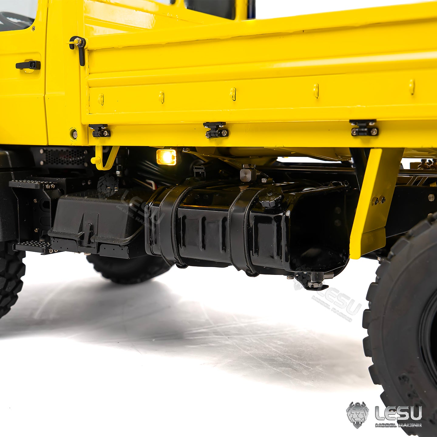 RTR LESU U4023 MT44023 1/14 Metal Hydraulic RC Off Road Car ATV Light Truck Model Light Sound System Axle Lock Flysky PL18EVLite