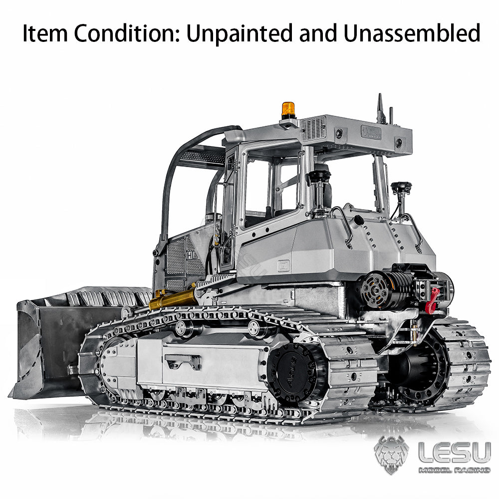 LESU 1/14 850K Aoue-850K RC Hydraulic Dozer Bulldozer Radio Controlled Truck Front Shovel Pump Light System Model