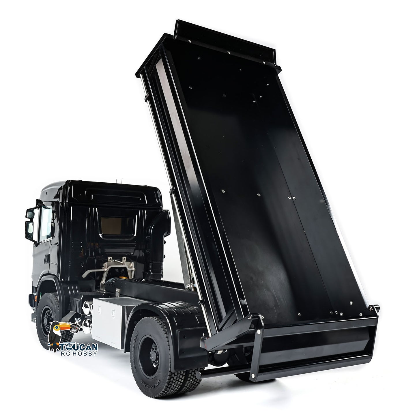 Double E E022 2Speed 4x4 1/14 Electric Screw RC Dump Truck 500G RTR Tipper Magnetic High Roof Full Metal Axle Radio Battery