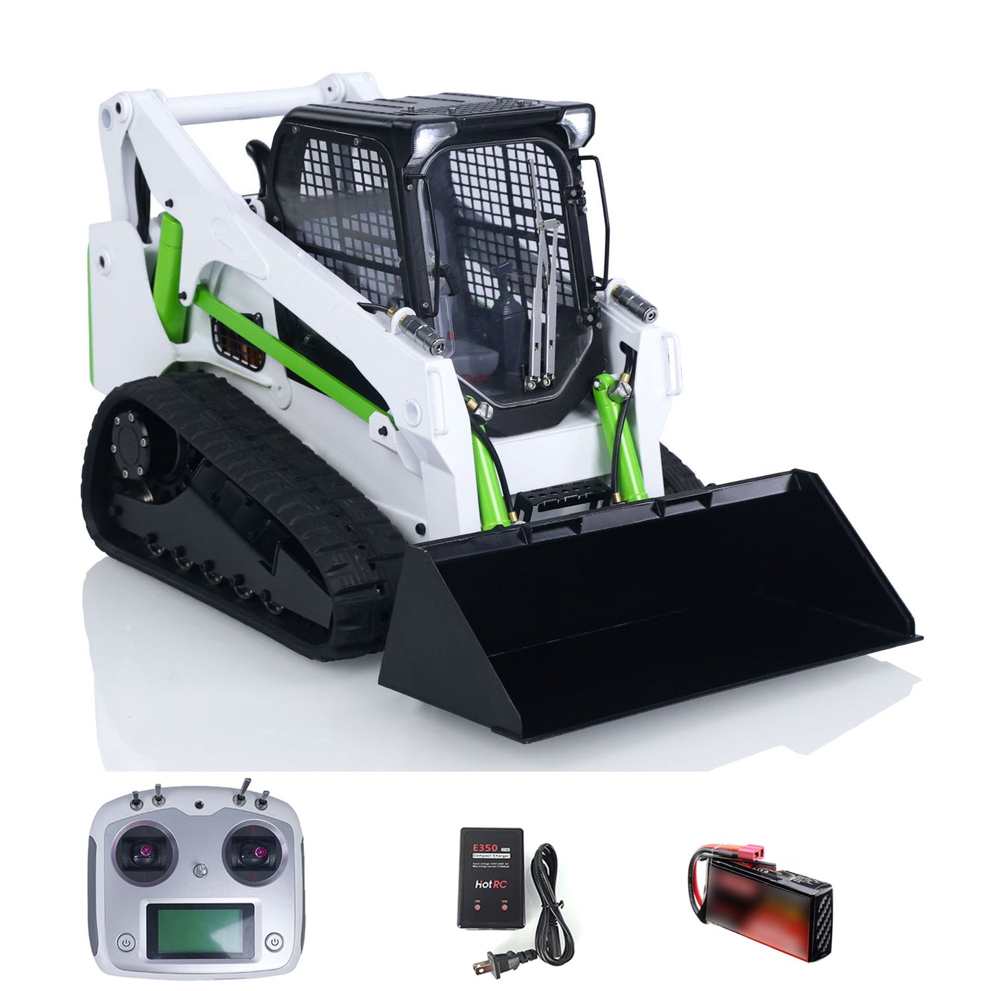 Fast Shipping SM770 1:14 RC Hydraulic RTR Skid-Steer Loader Metal Remote Control Truck Model