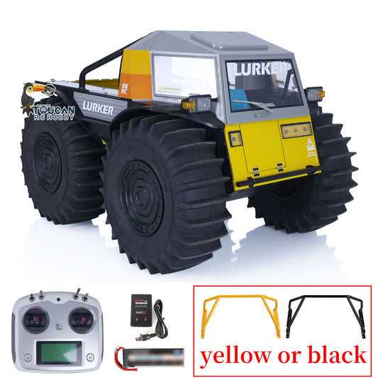 D-E077 1/10 RTR RC Off-road Vehicle All-terrain Amphibious Climbing Car Painted and Assembled With Light Sound System
