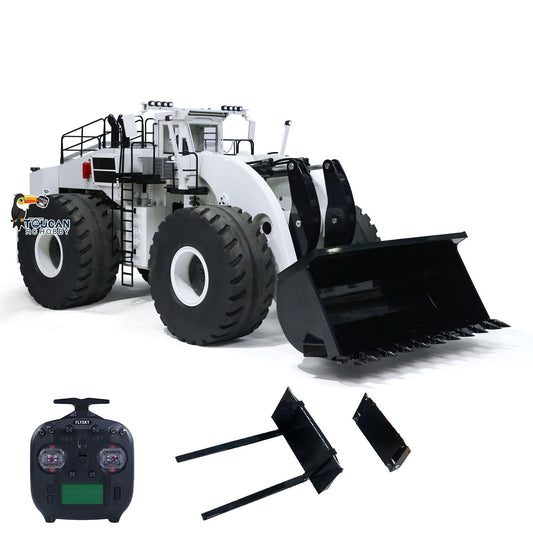 150KG! 1:14 RC Hydraulic Loader L2350 Heavy Duty RTR Radio Control Construction Vehicle with Sound Light Smoke