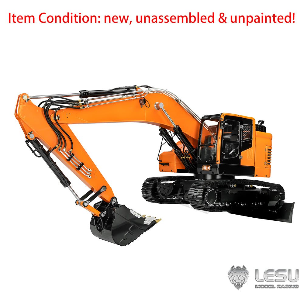 LESU Metal ET26B 1/14 RC Hydraulic Excavator Remote Control Digger Model Kits with Hydraulic System Light System Hobby Model Gift