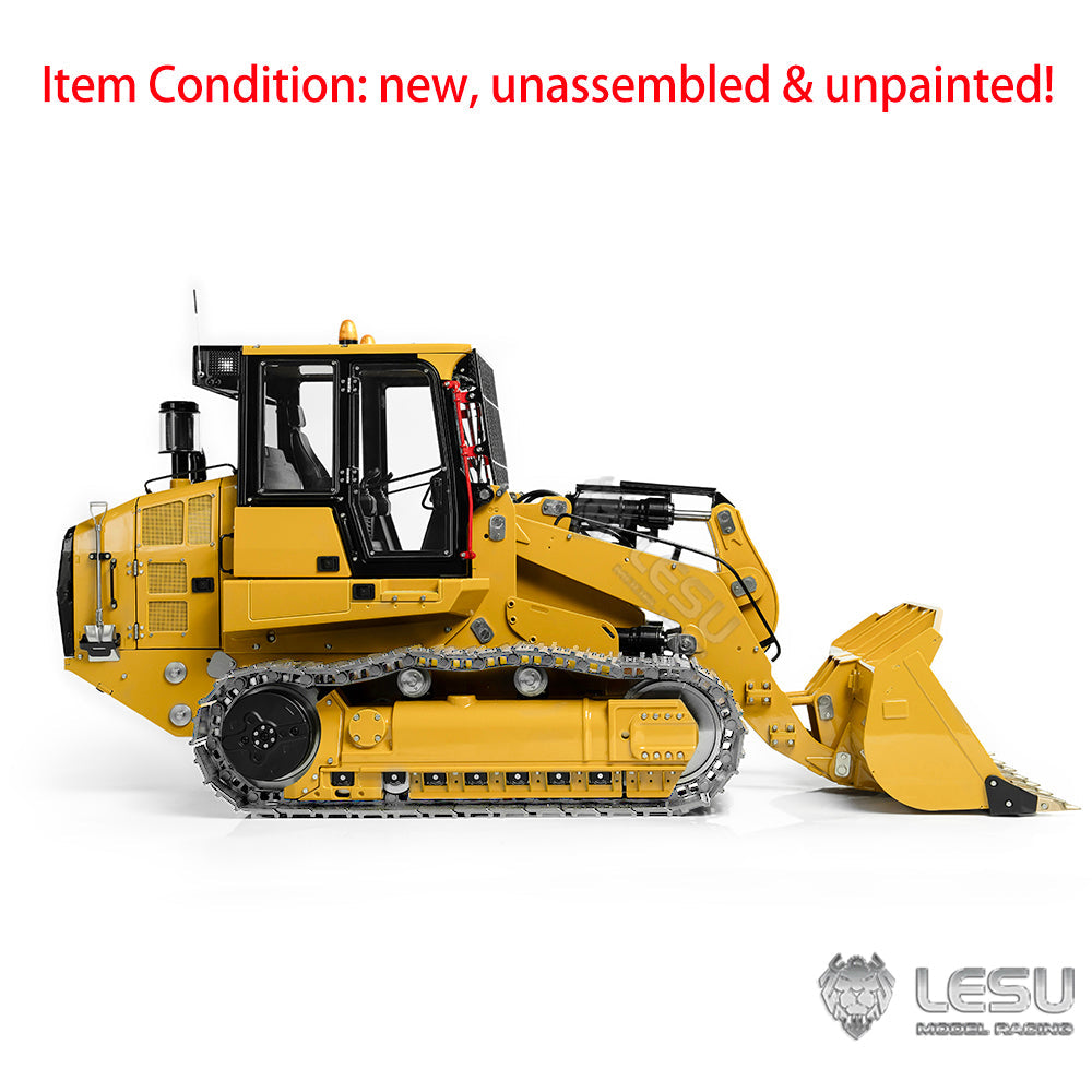 LESU 1/14 973K Hydraulic RC Tracked Loader Metal Remote Control Car Construction Vehicle Simulation Model Kits/PNP/RTR