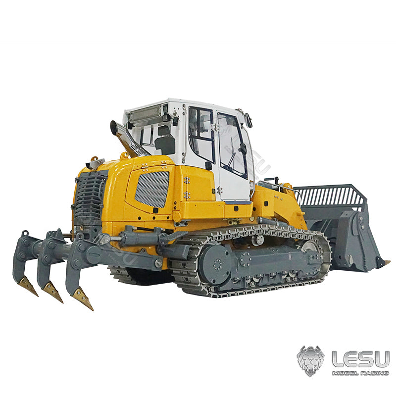 LESU 1/14 636 Hydraulic Construction Vehicles Radio Controlle Track Loader Light Sound Motor Metal Openable Closable Bucket