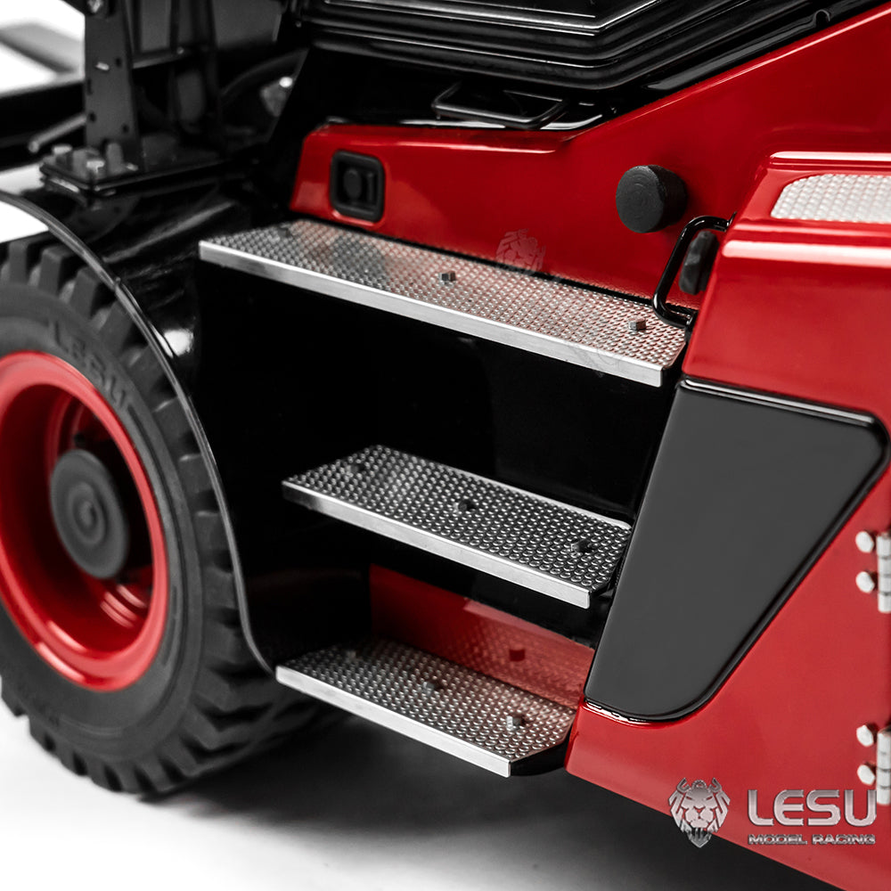 LESU 1/14 Aoue-LD160S RC Hydraulic Forklift Metal Remote Control Wheeled Car Sound Light System Painted Assembled Model