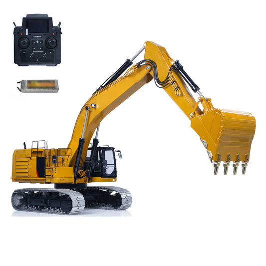 Finished LESU 1/14 Hydraulic RC Excavator 374 C374F Radio Controlled Digger RTR Heavy Machine Construction Car PL18EV LITE Battery Ready to Run