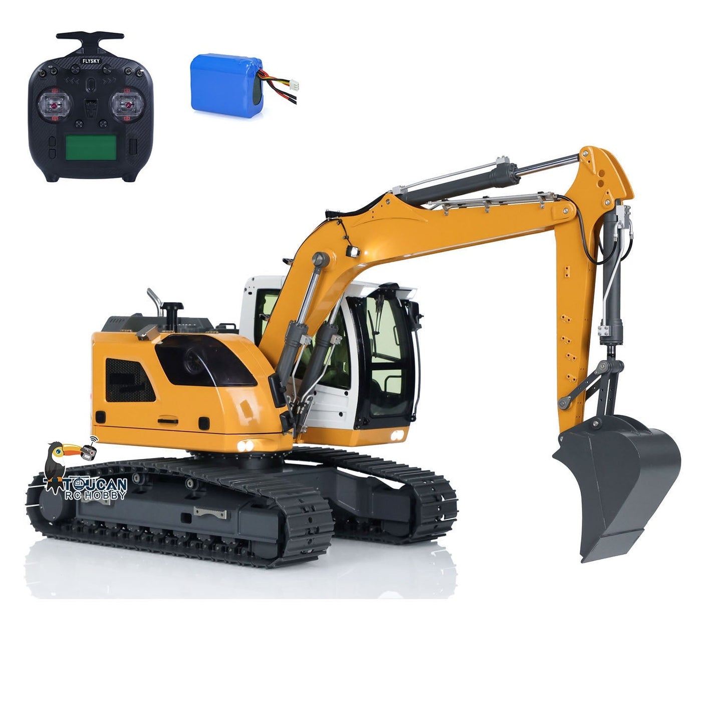 JDM-208 1/14 RC Hydraulic Excavator R920 Metal Remote Control Digger Model ST8