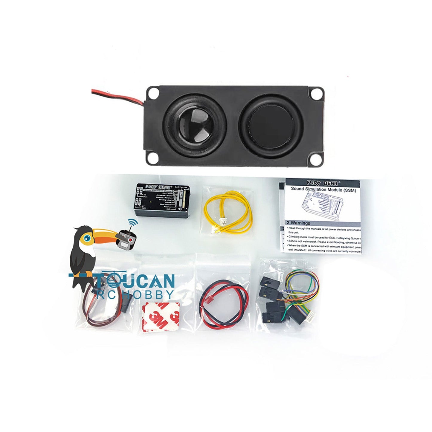 Sound System for 1/14 LESU Radio Control Tractor Truck R730 EURO6 FH750 Hobby Model 43x24x13.5mm Spare Part DIY