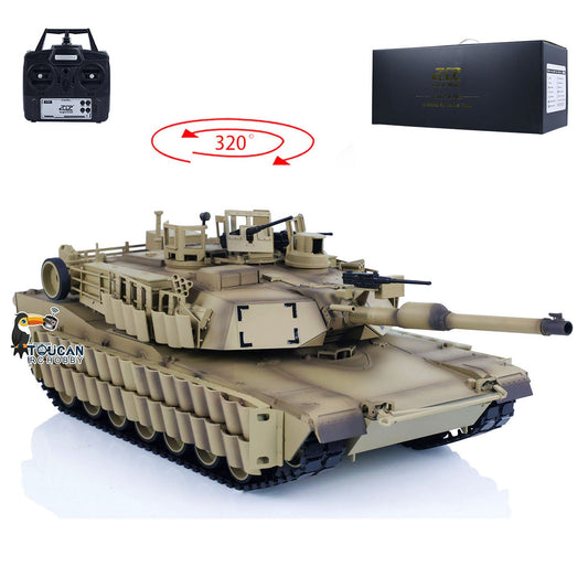 Tongde 1/16 Abrams M1A2 RC Infrared Battle Tank SEP TUSK II Remote Controlled Electric Panzer RC Hobby Model 320 DIY