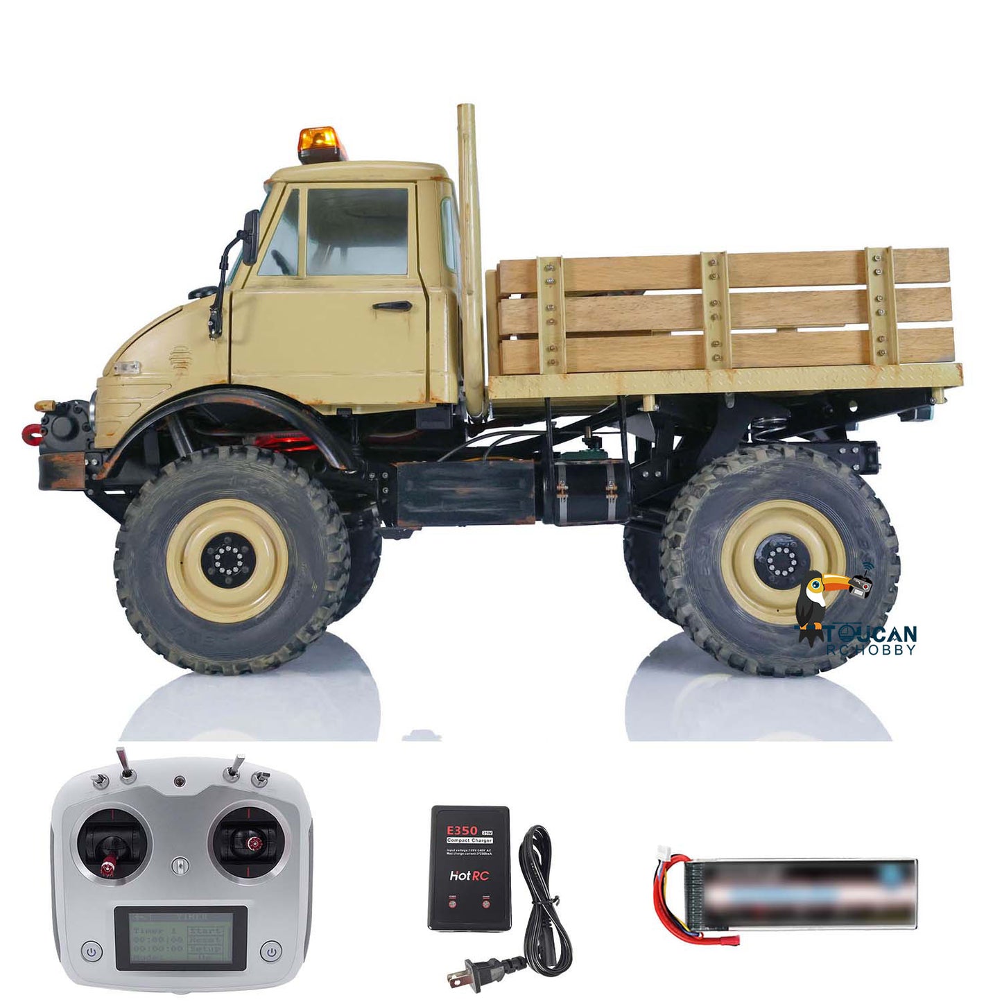 LESU 1/10 4x4 Metal RC Off-Road Vehicles Remote Control Car UM406 Painted Assembled Trucks RTR with ESC Servo FS I6S Controls