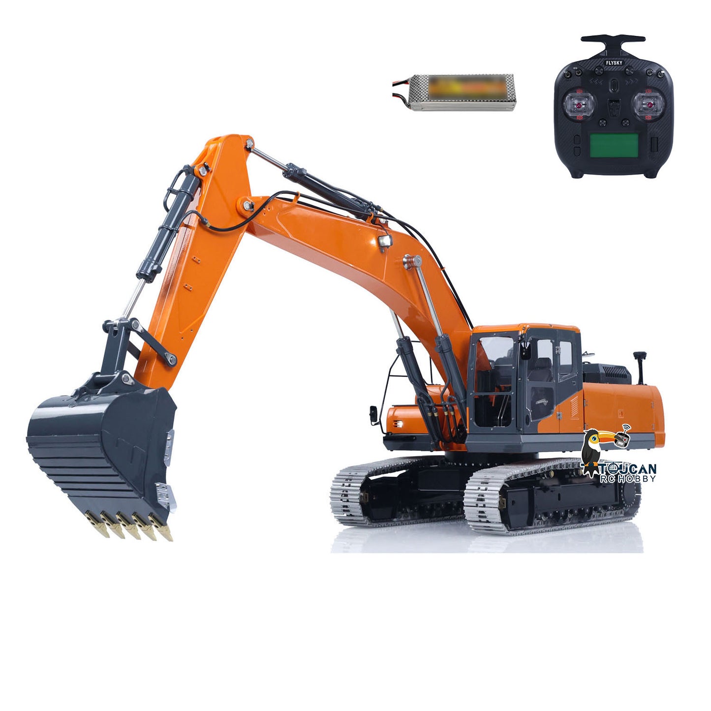 LESU Aoue DX350LC 1/14 Remote Control Digger Metal RC Hydraulic Excavator RTR Model 3CH Valve 4MPA Pump PL18EV Lite Battery Constraction Vehicle